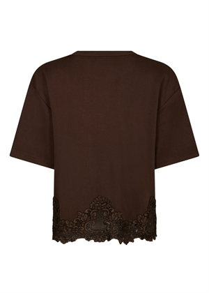 Iria lace tee Brown Neo Noir 